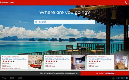 App จองโรงแรม Hotels.com App จองโรงแรม Hotels.com
