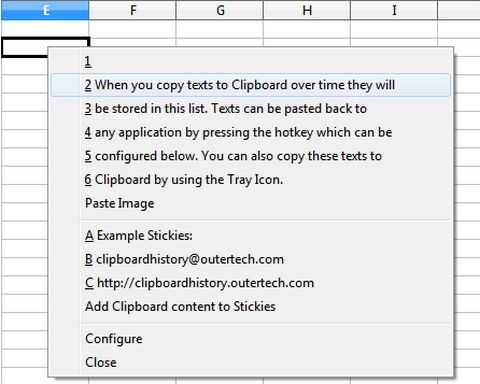 โปรแกรมดูประวัติคลิปบอร์ด Clipboard History