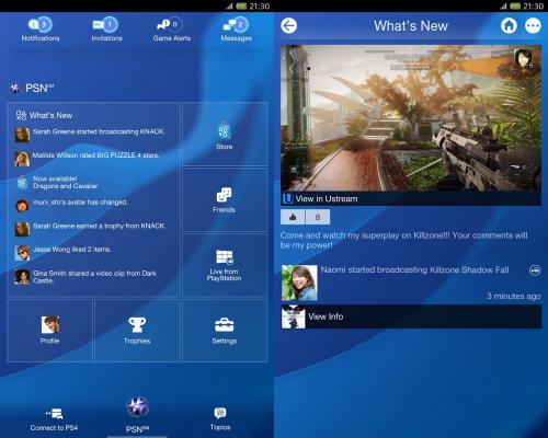 App เพลย์สเตชั่น 4
