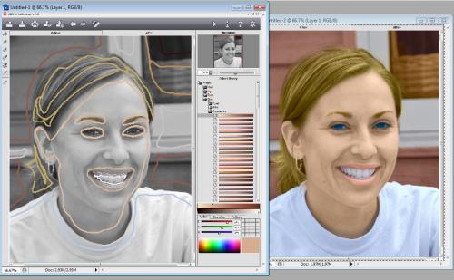 โปรแกรมแต่งรูป AKVIS Coloriage โปรแกรมแต่งรูป AKVIS Coloriage