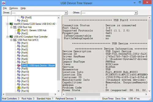 โปรแกรม USB Device Tree Viewer โปรแกรม USB Device Tree Viewer