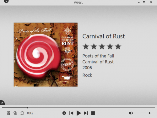 โปรแกรมฟังเพลง Winyl