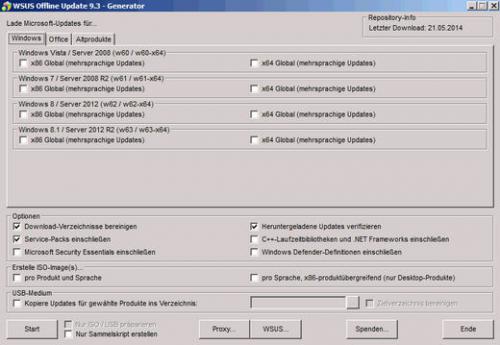 โปรแกรมอัปเดตวินโดวส์ ออฟฟิศ WSUS Offline Update โปรแกรมอัปเดตวินโดวส์ ออฟฟิศ WSUS Offline Update
