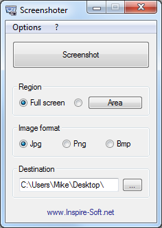 โปรแกรมจับภาพหน้าจอ ScreenShoter โปรแกรมจับภาพหน้าจอ ScreenShoter