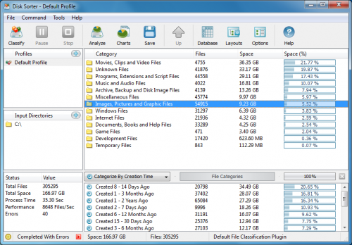 โปรแกรมจัดเรียงไฟล์ โฟลเดอร์ Disk Sorter โปรแกรมจัดเรียงไฟล์ โฟลเดอร์ Disk Sorter