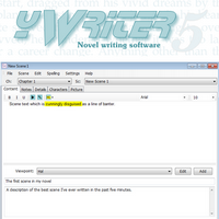 yWriter (โปรแกรมเขียนนิยาย เรื่องเล่า สำหรับนักเขียน ฟรี) : 