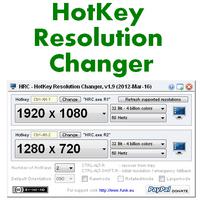 HotKey Resolution Changer (โปรแกรม HotKey เปลี่ยนความละเอียดจอ)
