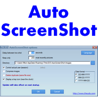 AutoScreenShot (โปรแกรมจับภาพหน้าจอฟรี) : 
