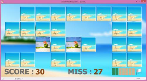 โหลดเกมส์จับคู่ Beach Matching