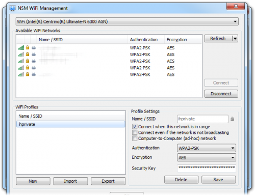 โปรแกรมจำการตั้งค่าเน็ตเวิร์ค NetSetMan