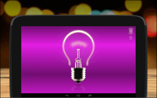 แอป Tiny Flashlight ไฟฉาย