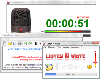 โปรแกรม Listen N Write Free
