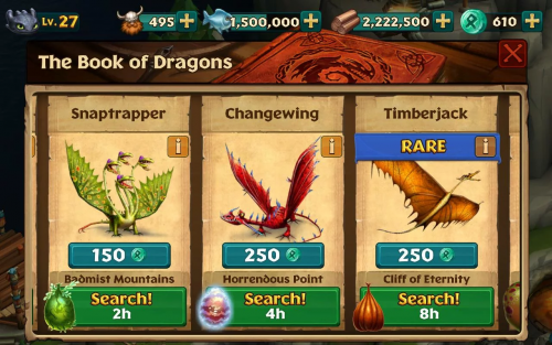 Dragons Rise of Berk (App เกมส์ Dragons Rise of Berk) : 