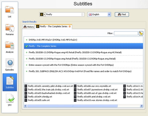 โปรแกรมจัดการไฟล์ FileBot