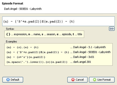 โปรแกรมเปลี่ยนชื่อไฟล์ FileBot