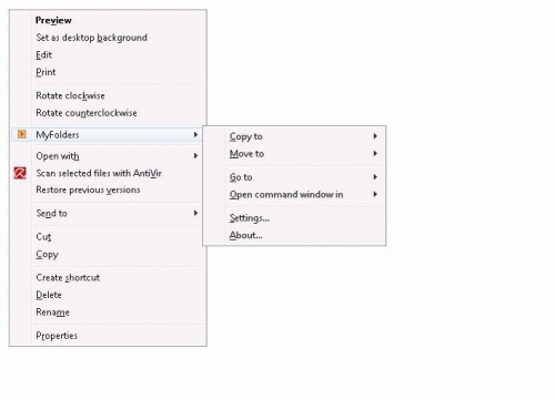 โปรแกรม MyFolders