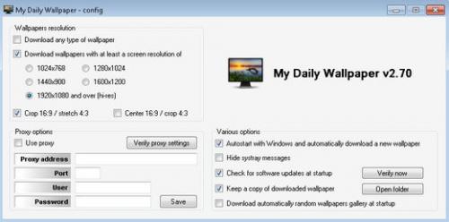 โปรแกรมเปลี่ยนวอลล์เปเปอร์ My Daily Wallpaper โปรแกรมเปลี่ยนวอลล์เปเปอร์ My Daily Wallpaper