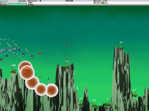 เกมส์รถถัง Atomic Tanks