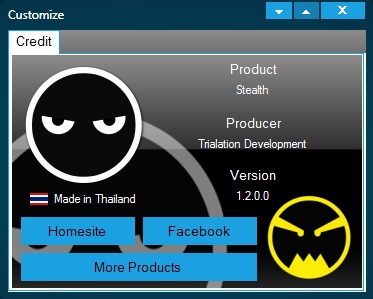 โปรแกรมอำพรางหน้าจอ Stealth