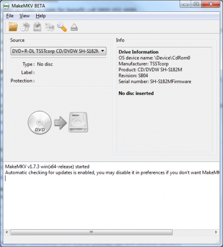 ดาวน์โหลดโปรแกรม MakeMKV