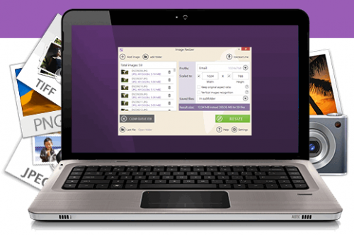 โปรแกรมย่อรูป Icecream Image Resizer
