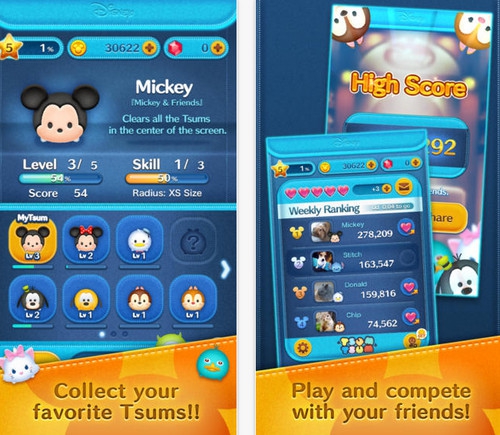 เกมส์ LINE Disney Tsum Tsum
