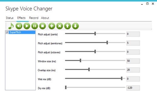 โปรแกรมเปลี่ยนเสียงสไกป์ Skype Voice Changer