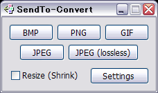 โปรแกรม SendTo-Convert โปรแกรม SendTo-Convert