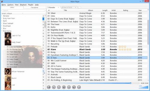 โปรแกรมฟังเพลง Miam Player โปรแกรมฟังเพลง Miam Player