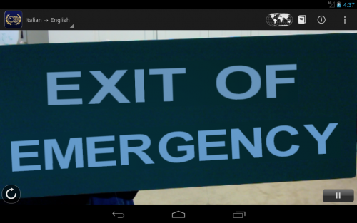 แอปพลิเคชัน Word Lens