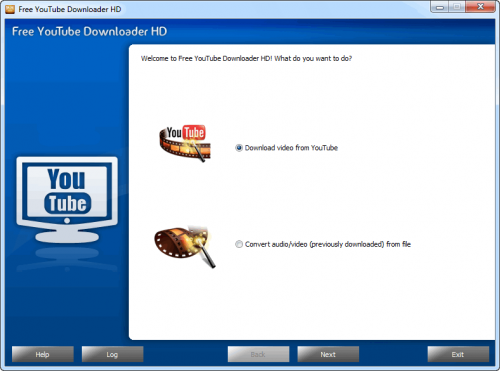 โปรแกรมช่วยดาวน์โหลด Free YouTube Downloader HD