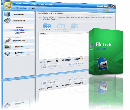 โปรแกรมล็อกไฟล์ File Lock