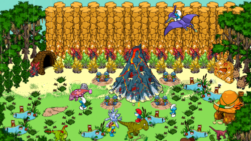 เกมส์สร้างบ้านสเมิร์ฟ Smurfs Village