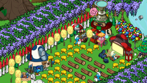 โหลดเกมส์ Smurfs Village