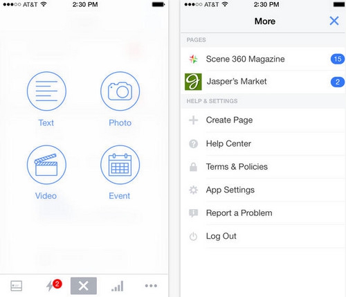 App จัดการเพจเฟสบุ๊ค Facebook Pages Manager