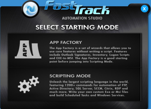โปรแกรม FastTrack Automation Studio โปรแกรม FastTrack Automation Studio