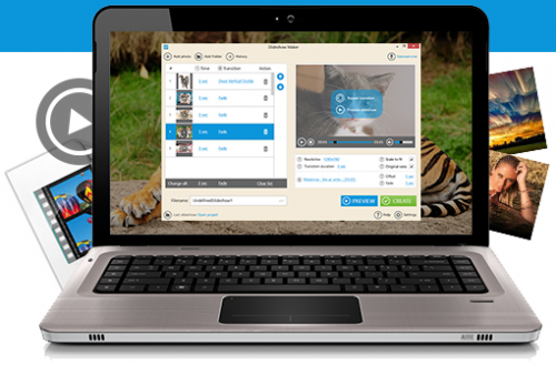 โปรแกรมทำสไลด์โชว์ IceCream Slideshow Maker โปรแกรมทำสไลด์โชว์ IceCream Slideshow Maker