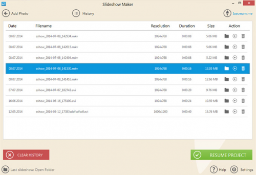IceCream Slideshow Maker (โปรแกรมตัดต่อวิดีโอ ทำสไลด์โชว์) : IceCream Slideshow Maker (โปรแกรมตัดต่อวิดีโอ ทำสไลด์โชว์) :