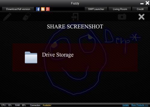 Fuzzy Laser (โปรแกรมวาดเส้น แสงเลเซอร์) : 