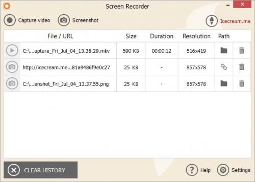 โปรแกรมอัดวิดีโอหน้าจอ Icecream Screen Recorder โปรแกรมอัดวิดีโอหน้าจอ Icecream Screen Recorder