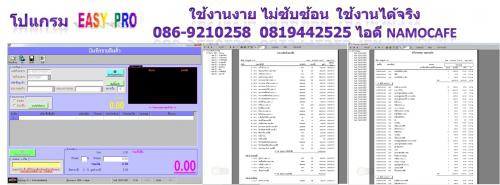 โปรแกรมบริหารงานร้านเกษตร Easy Pro