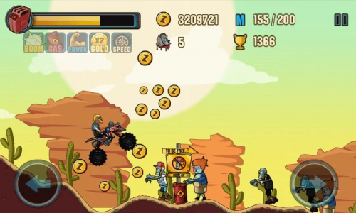 Zombie Road Racing (App เกมส์ขับรถทับซอมบี้สุดมันส์) : 