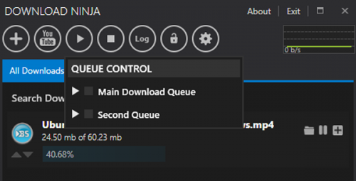 โปรแกรมช่วยโหลด Download Ninja Build