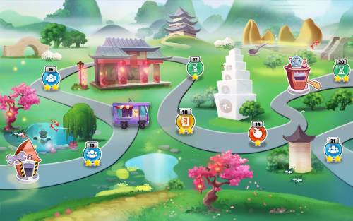 Kitchen Scramble (App เกมส์ร้านอาหารดิสนีย์สุดหรรษา) : 