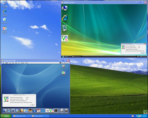 โปรแกรมควบคุมระยะไกล RealVNC
