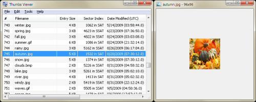 โปรแกรม Thumbs Viewer โปรแกรม Thumbs Viewer