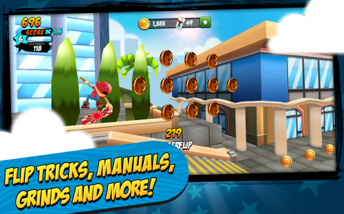 Epic Skater (App เกมส์เด็กบอร์ดสุดผาดโผน Epic Skater) : 