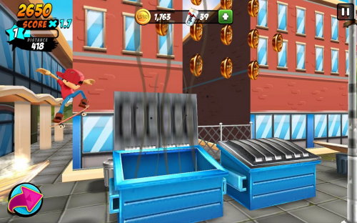 Epic Skater (App เกมส์เด็กบอร์ดสุดผาดโผน Epic Skater) : 