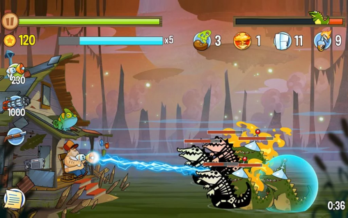 Swamp Attack (App เกมส์ยิงจระเข้สุดมันส์Swamp Attack) : 