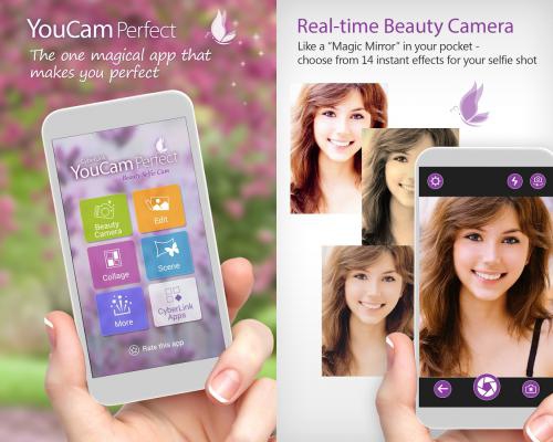 App ถ่ายรูปเซลฟี YouCam Perfect